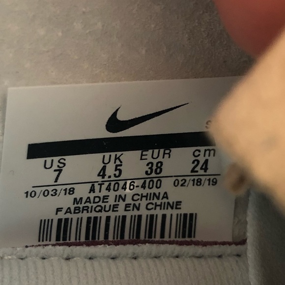 ✔️ NIB✔️ NIKE Air Force 1 Deconstructed Ghost Aqua - Picture 10 of 11